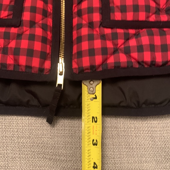 J. Crew Plaid Puffer Vest Checked Checkered Small in Like New Condition - Picture 8 of 11